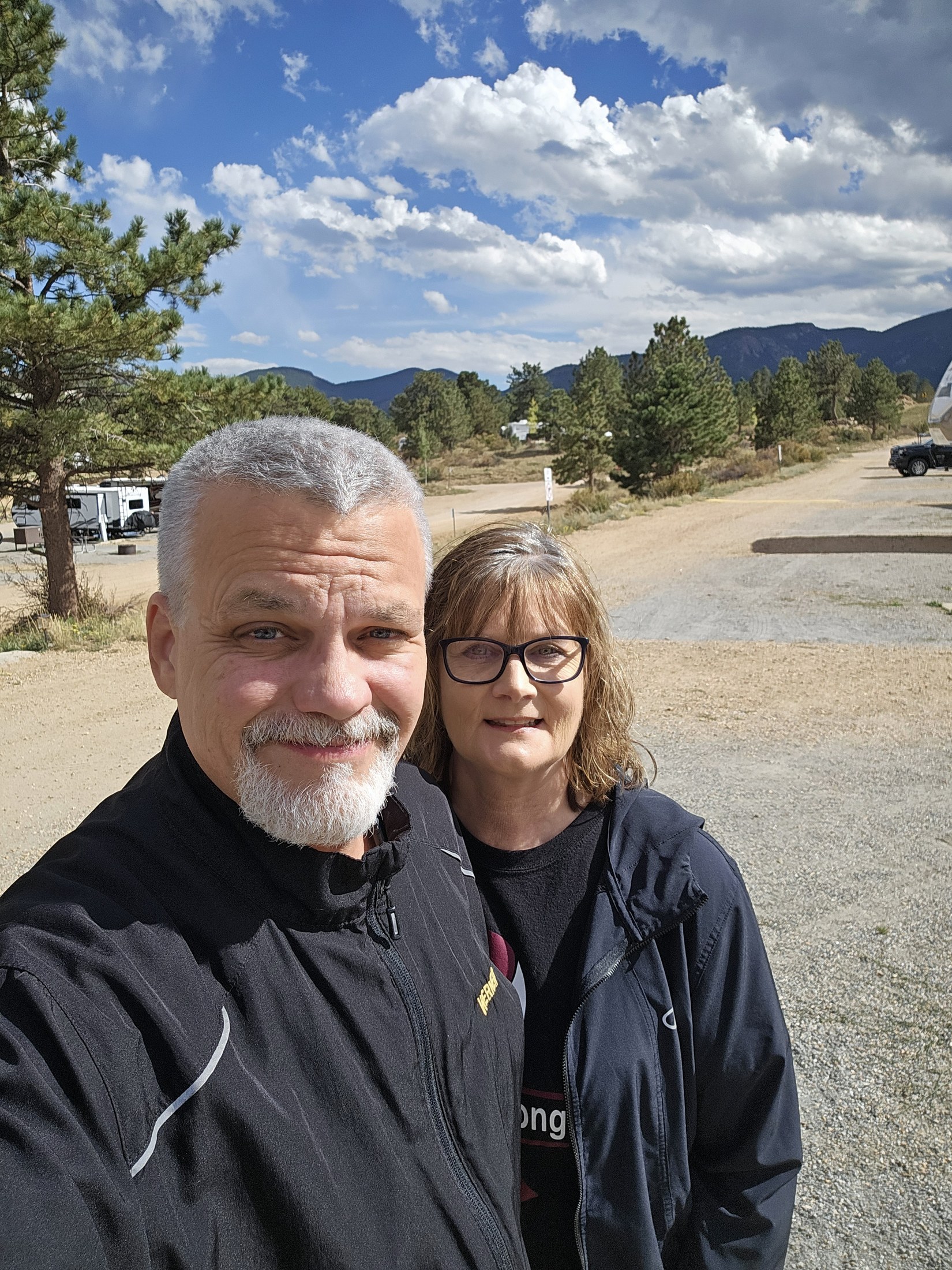 Estes Park Campground at Mary's Lake in Estes Park, Colorado.